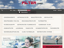 Tablet Screenshot of filtergmbh.de